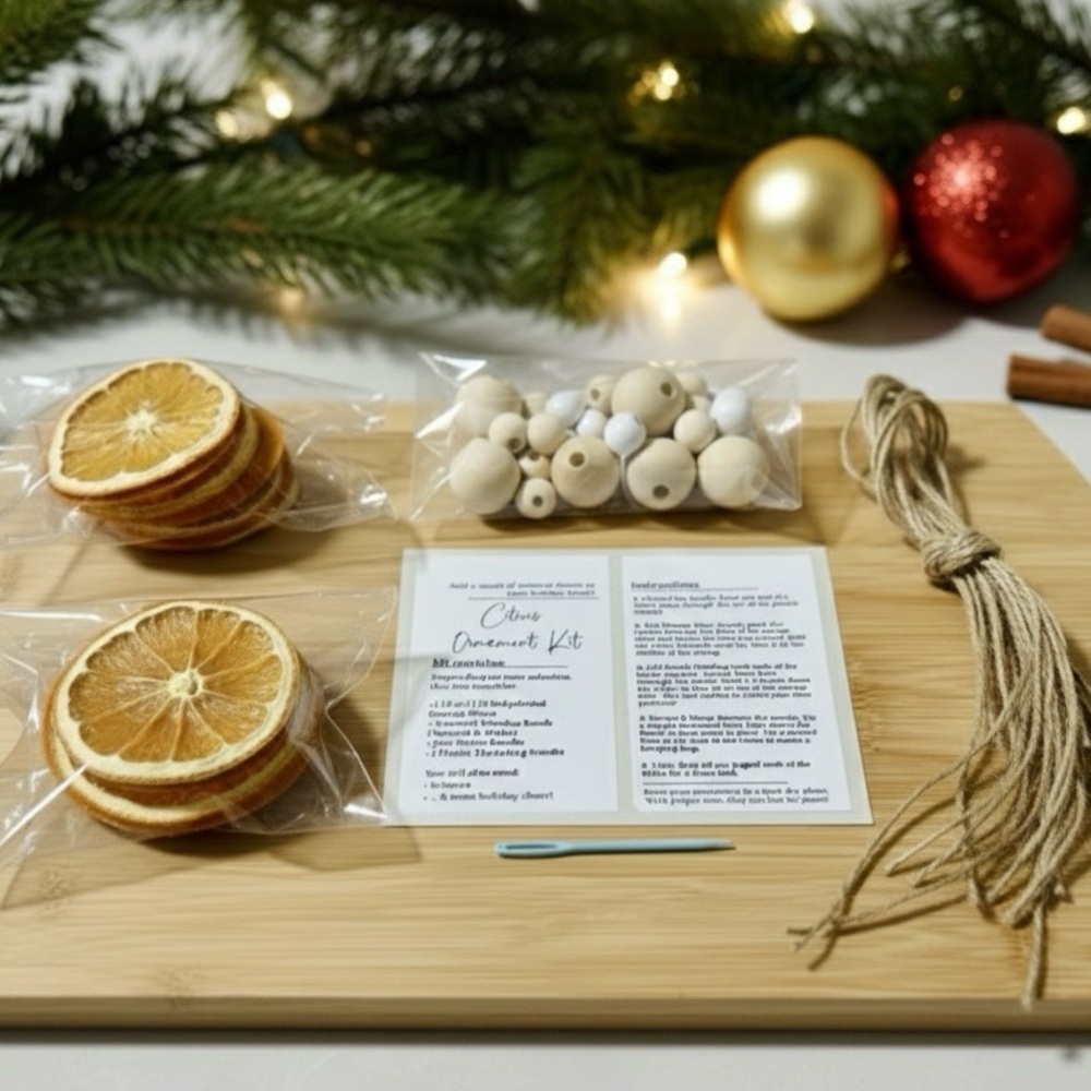 FREE Custom Label + Gift Wrap | DIY Dried Orange Ornament Kit 🍊 | 6 Count Set - Picture 11 of 16